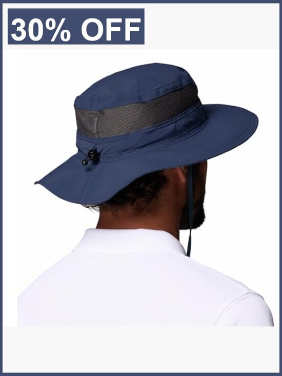 UPF 50 Sun Hat with Wide Brim, Mesh Venting, Adjustable  display picture 1